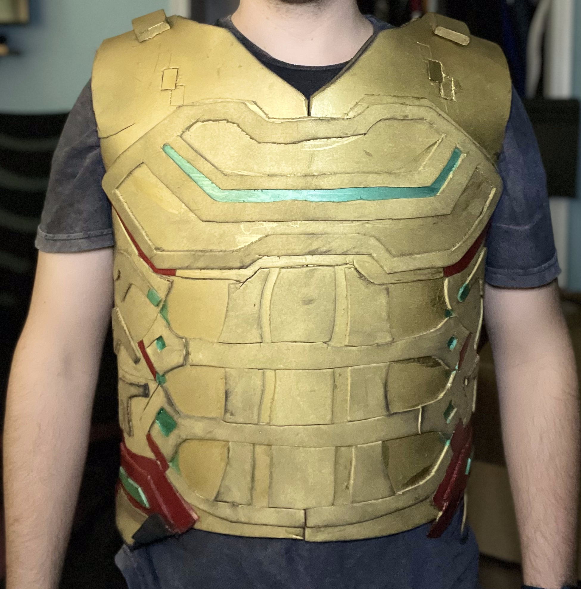The Mysterio Chestplate on Stephen